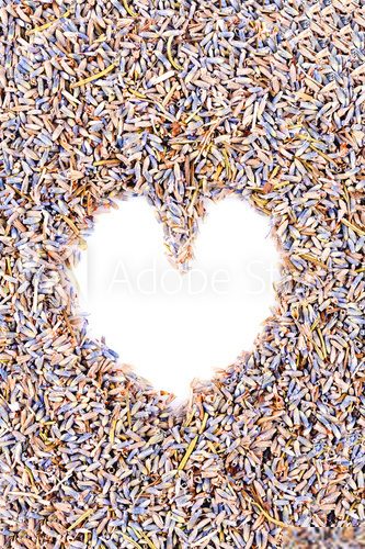Serce z lawendy – aromatyczny symbol miłości Prowansja Fototapeta