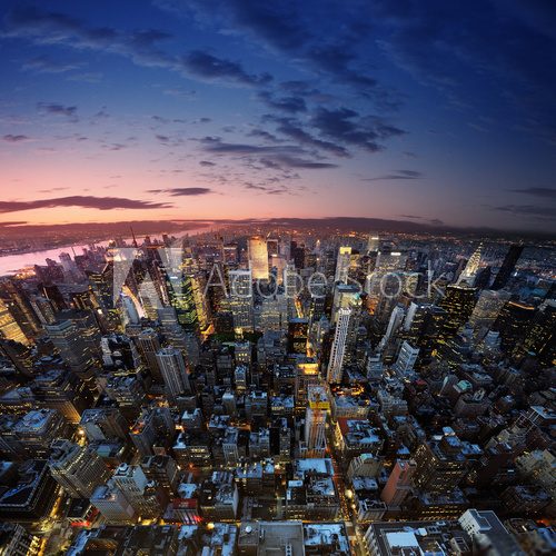 Słońce nad Manhattanem
 Architektura Fototapeta
