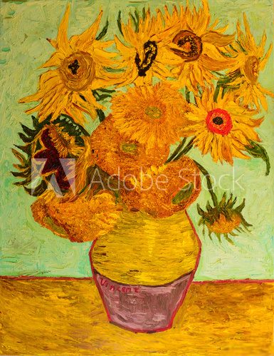 Słoneczniki, które pasują wszędzie Van Gogh Obraz