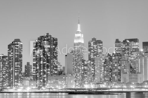 Środkowy Manhattan w nowojorskich ciemnościach
 Fototapety Miasta Fototapeta