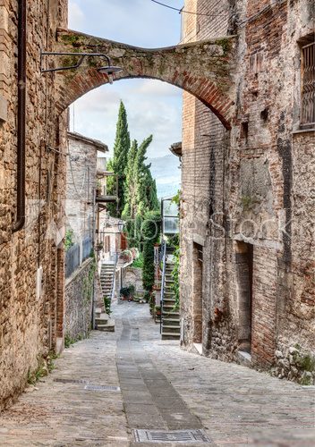 Starożytnymi uliczkami Italii Fototapety Uliczki Fototapeta