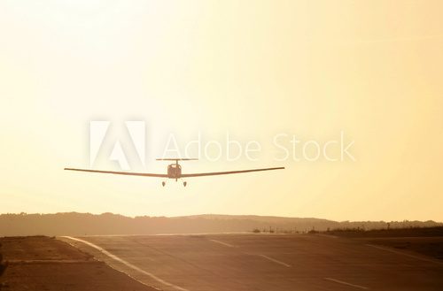 Start samolotu w świetle dnia
 Pojazdy Fototapeta