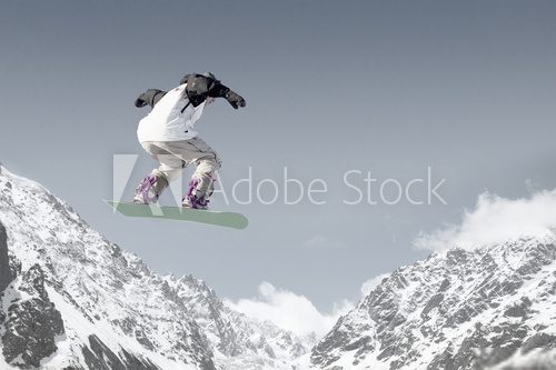 Surfowanie po śniegu Sport Fototapeta