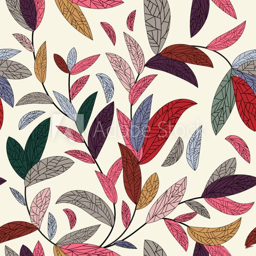 Suszone liście – kompozycja w kolorach jesieni
 Kwiaty Fototapeta