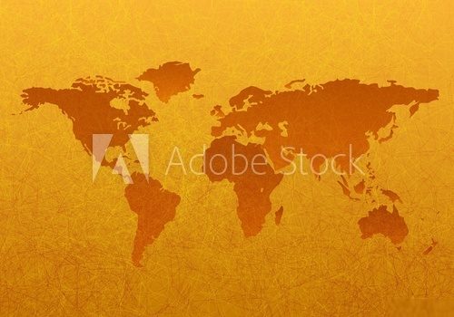 Texture World  Mapa Świata Fototapeta