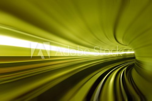 Tunel malowany pędzącym światłem
 Fototapety 3D Fototapeta