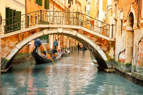 Wenecja – romantyczny most na kanale
 Architektura Fototapeta