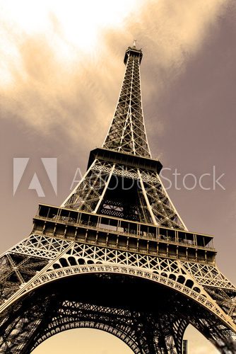 Wieża Eiffela – wieczór
 Architektura Fototapeta