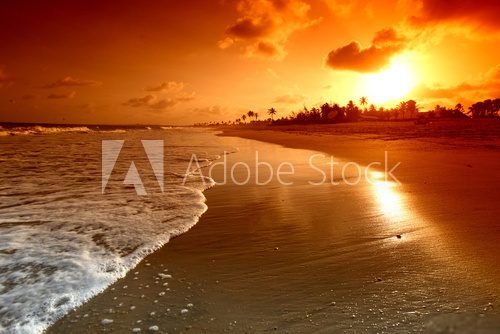 Wschód słońca nad oceanem
 Obrazy do Sypialni Obraz