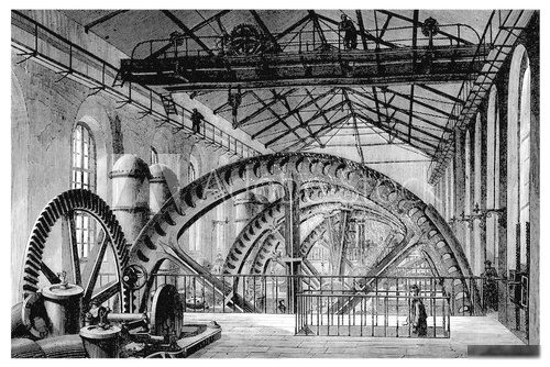 Zabytkowa hala przemysłowa Industrialne Fototapeta