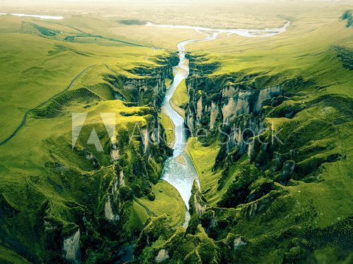 Zakochaj się w Islandii! Krajobraz Fototapeta