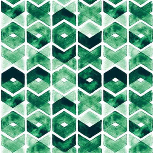 Akwarela chevron zielone kolory na białym tle. Tapety Abstrakcja Tapeta