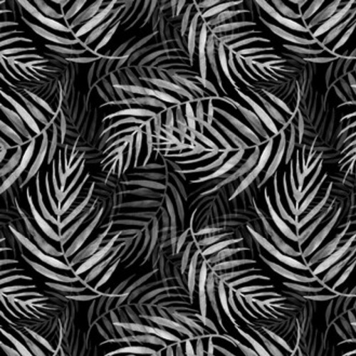 Akwarela, monochromatyczny. Akwarela liść palmowy. Tapety Natura Tapeta