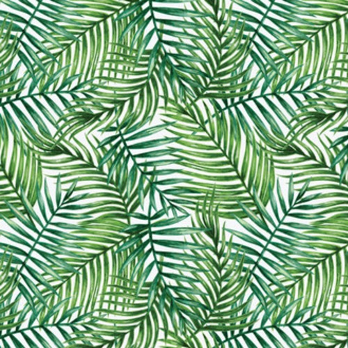 Akwarela tropikalnych liści palmowych. ilustracja. Tapety Do jadalni Tapeta