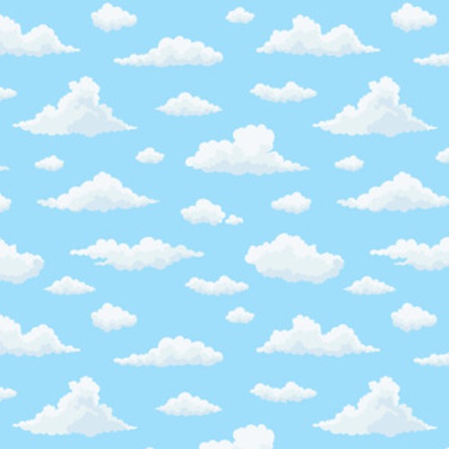 Chmura . Białe chmury na niebieskim niebie. Powtórz Tapety Niebo i Kosmos Tapeta