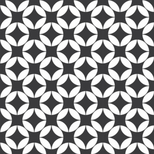 Czarno-biały geometryczny Tapety Do salonu Tapeta