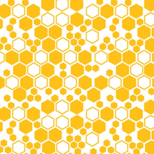 Geometryczny z żółtym plaster miodu. ilustracja Tapety Abstrakcja Tapeta