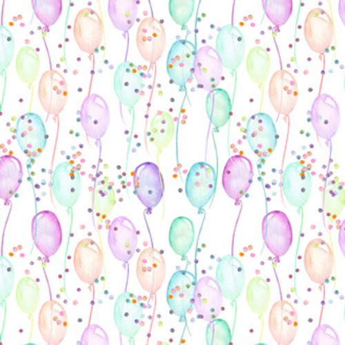 impreza z wielokolorowymi balonami i konfetti, Tapety Do pokoju dziecka Tapeta