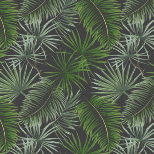 jasnych zielonych liści tropikalnych na szaro. Tapety Natura Tapeta