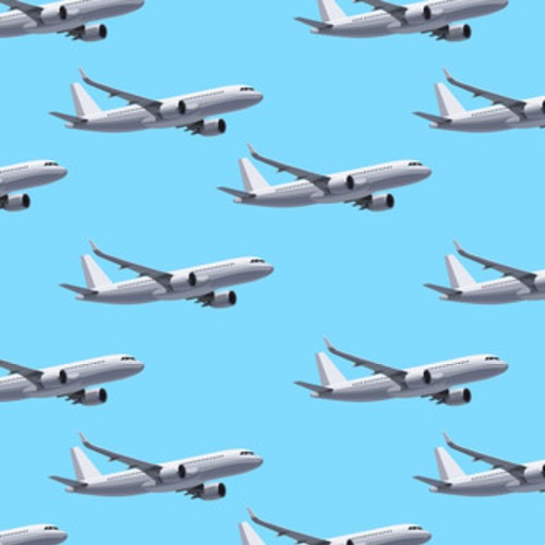 Koncepcja latania samolotem. . Ilustracja. Niebieskie Tapety Pojazdy Tapeta