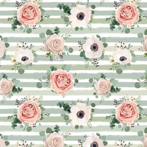 kwiatowy wzór akwareli: proszek ogrodowy biały różowy Tapety Do salonu Tapeta