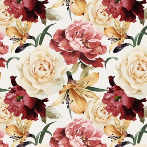 kwiatowy z różami, akwarela. illustrat Tapety Kwiaty Tapeta