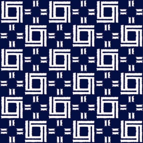 Streszczenie indygo shibori z nadrukiem mozaiki ikat Tapety Abstrakcja Tapeta