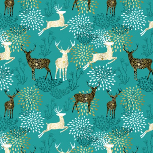 Świąteczne dekoracje z jelenia Styl Skandynawski Tapeta