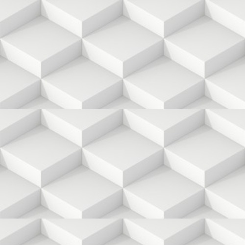 White Square Abstract. Renderowanie 3D Tapety 3D Tapeta