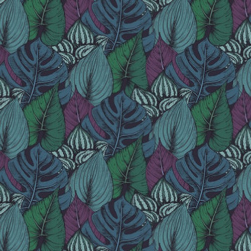z kompozycjami ręcznie rysowane roślin tropikalnych Tapety Do jadalni Tapeta