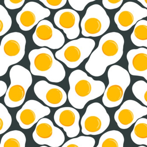 ze smażonymi jajkami Tapety Do kuchni Tapeta