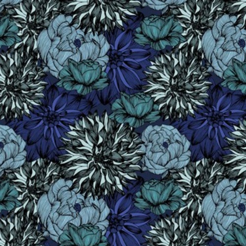 ze złożonymi szczegółowymi kolorami. Rysunek odręczny Tapety Kwiaty Tapeta