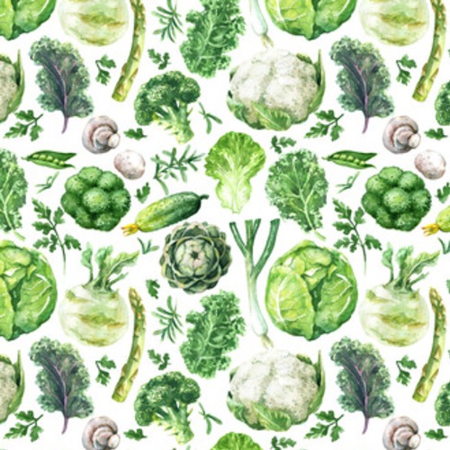 Zielone warzywa Tapety Do kuchni Tapeta