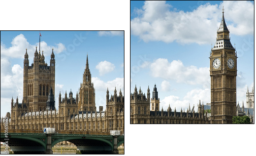 Westminster – królewska siedziba made in GB
 - Obraz dwuczęściowy, Dyptyk