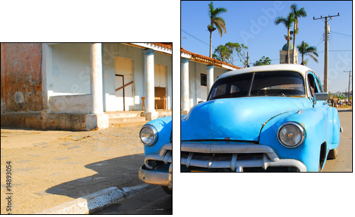 Kubański oldtimer w pełnym słońcu
 - Obraz dwuczęściowy, Dyptyk