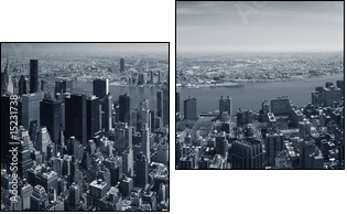 Nowy Jork – fotograficzna panorama w kolorach deszczu
 - Obraz dwuczęściowy, Dyptyk