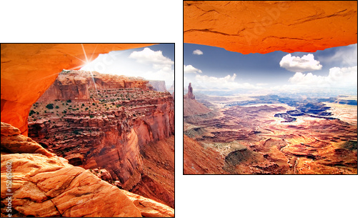 Wielki Kanion – panorama świata
 - Obraz dwuczęściowy, Dyptyk