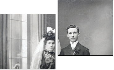 Portret ślubny z tamtych lat
 - Obraz dwuczęściowy, Dyptyk
