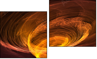 Tornado ognia – grafika
 - Obraz dwuczęściowy, Dyptyk