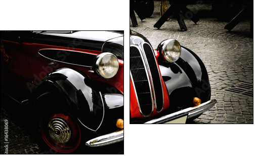 Retro limuzyna – klasyczna elegancja
 - Obraz dwuczęściowy, Dyptyk