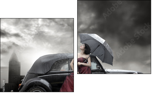 Londyn – lady w deszczu i mgle
 - Obraz dwuczęściowy, Dyptyk