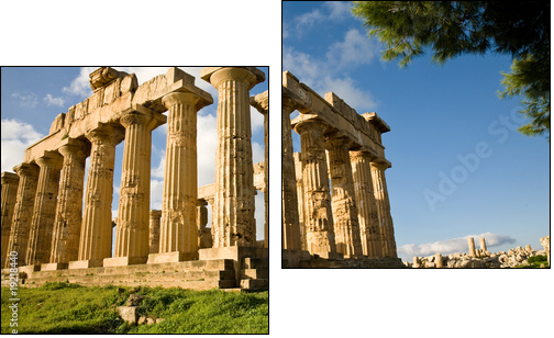 Włoska Sycylia – Świątynia Hery
 - Obraz dwuczęściowy, Dyptyk