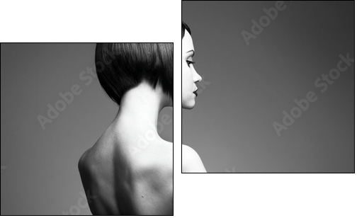 Kobieta – elegancka symetria
 - Obraz dwuczęściowy, Dyptyk
