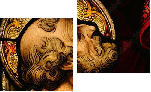 Stained Glass  - Obraz dwuczęściowy, Dyptyk