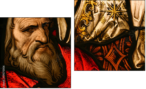 Stained Glass  - Obraz dwuczęściowy, Dyptyk