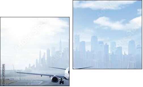 Mocne przyziemienie – lądowanie w wielkim mieście
 - Obraz dwuczęściowy, Dyptyk