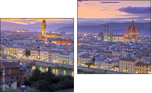 Florencja – zmierzch dnia po włosku
 - Obraz dwuczęściowy, Dyptyk