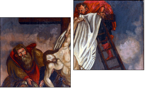 Deposition from the Cross  - Obraz dwuczęściowy, Dyptyk