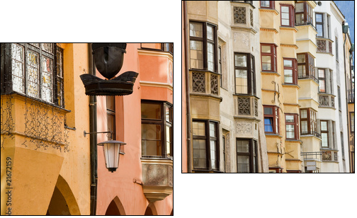 Kolorowe fronty historii architektury
 - Obraz dwuczęściowy, Dyptyk