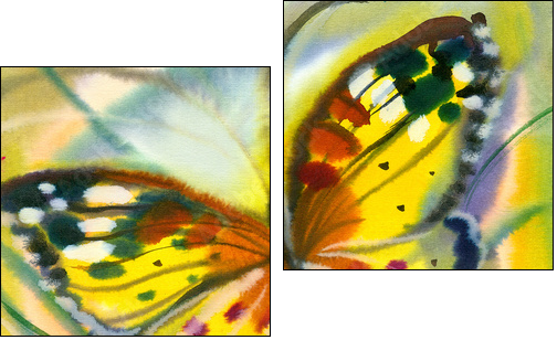 butterfly  - Obraz dwuczęściowy, Dyptyk